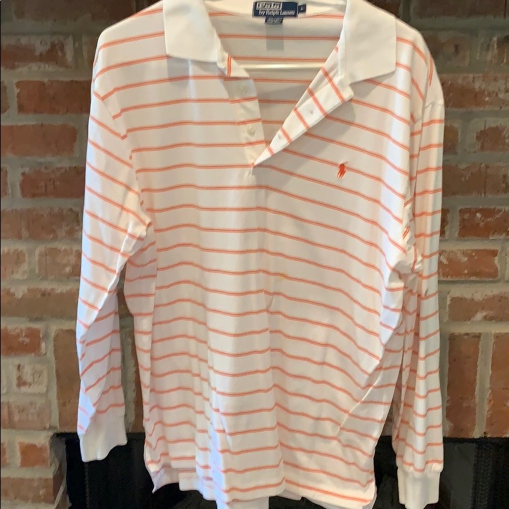 Long sleeve three button Polo Ralph Lauren